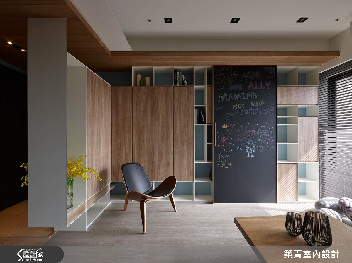 45坪預售屋＿現代風客廳案例圖片＿築青室內裝修有限公司＿築青_41之5