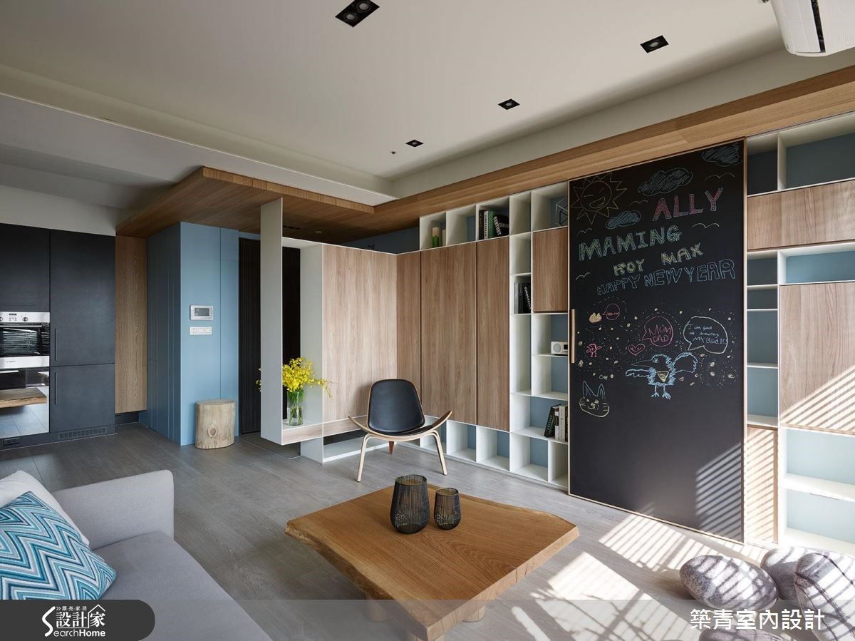 45坪預售屋＿現代風客廳案例圖片＿築青室內裝修有限公司＿築青_41之7