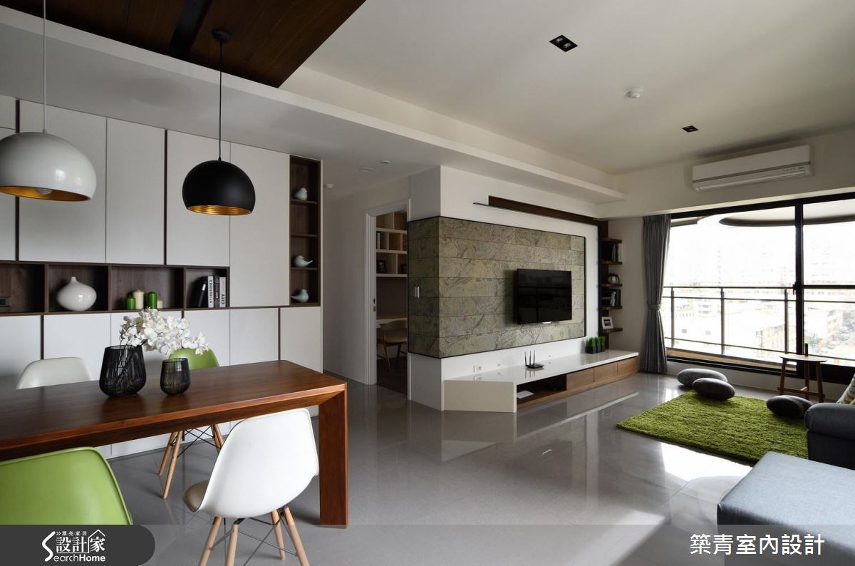 40坪預售屋＿北歐風客廳餐廳案例圖片＿築青室內裝修有限公司＿築青_42之11
