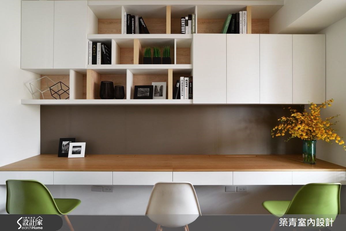 40坪預售屋＿北歐風書房案例圖片＿築青室內裝修有限公司＿築青_42之15