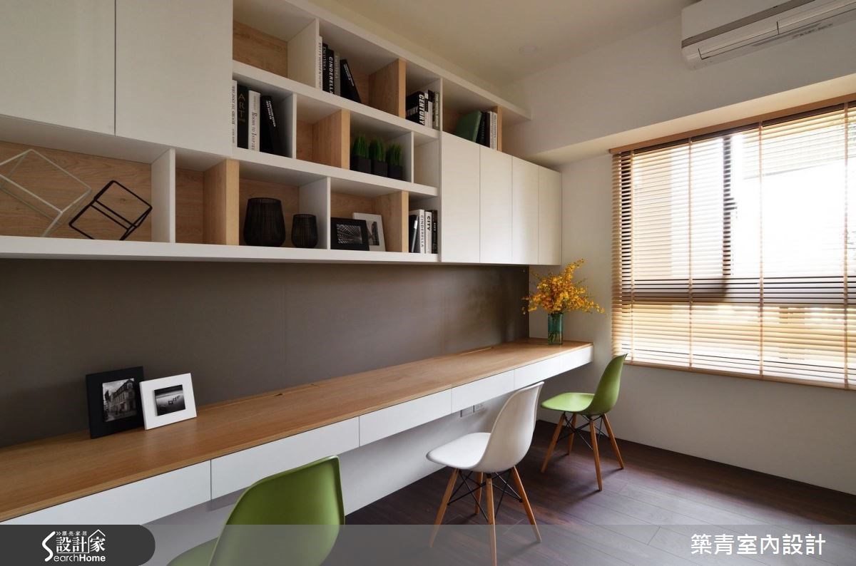 40坪預售屋＿北歐風書房案例圖片＿築青室內裝修有限公司＿築青_42之16