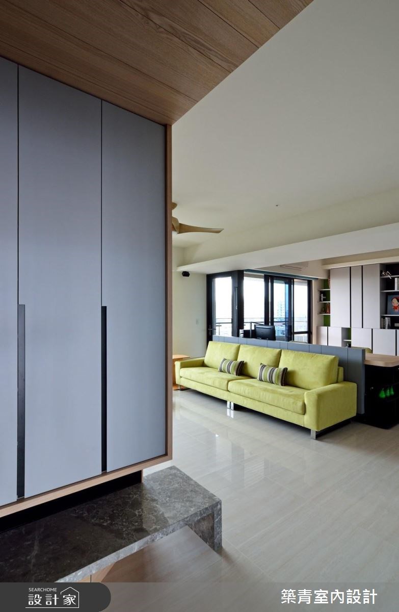45坪預售屋＿現代風玄關客廳書房案例圖片＿築青室內裝修有限公司＿築青_43之1