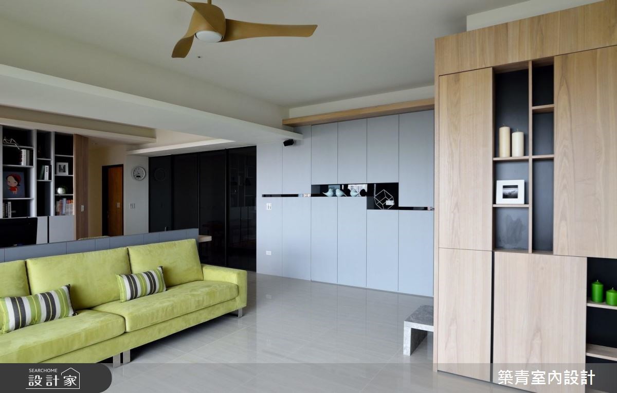 45坪預售屋＿現代風客廳案例圖片＿築青室內裝修有限公司＿築青_43之4