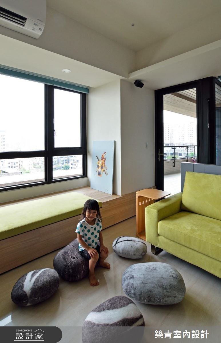 45坪預售屋＿現代風客廳臥榻案例圖片＿築青室內裝修有限公司＿築青_43之8