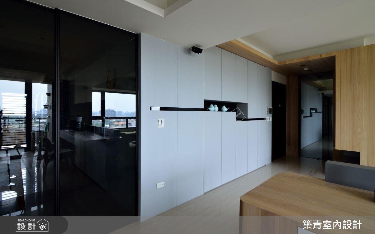 45坪預售屋＿現代風玄關客廳案例圖片＿築青室內裝修有限公司＿築青_43之10