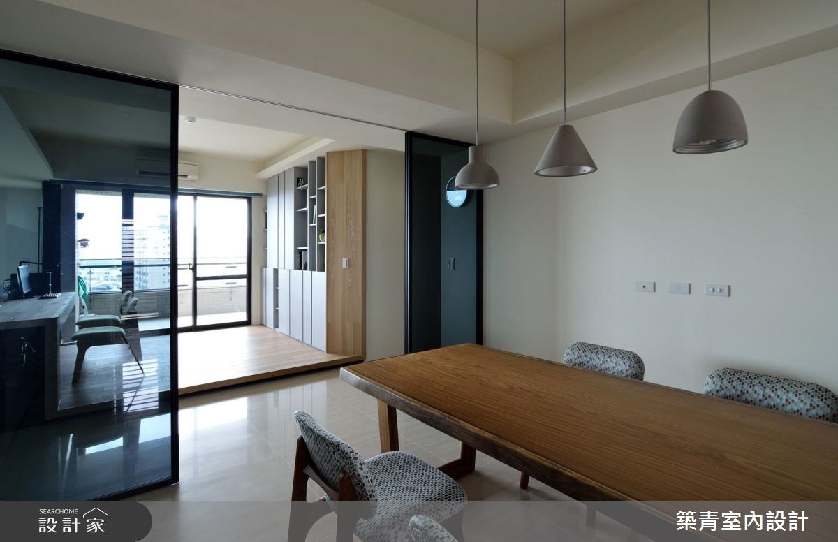 45坪預售屋＿現代風餐廳書房案例圖片＿築青室內裝修有限公司＿築青_43之19