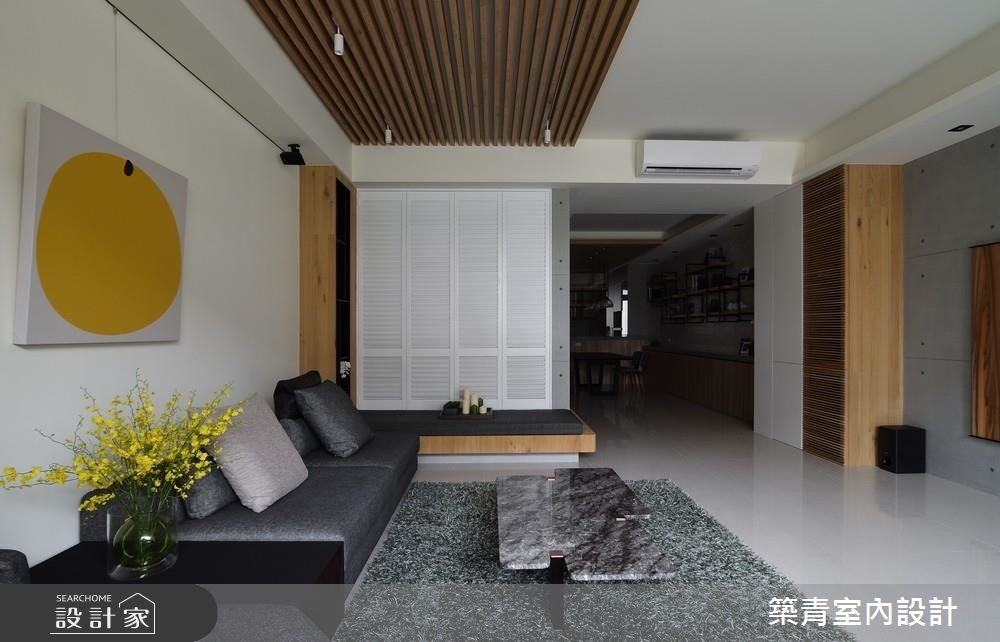 90坪新成屋(5年以下)＿現代風客廳餐廳案例圖片＿築青室內裝修有限公司＿築青_44之5
