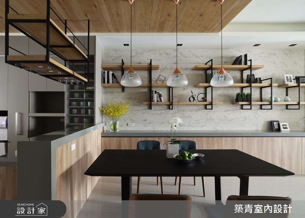 90坪新成屋(5年以下)＿現代風餐廳廚房案例圖片＿築青室內裝修有限公司＿築青_44之7
