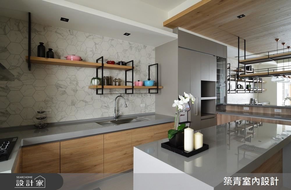 90坪新成屋(5年以下)＿現代風餐廳廚房案例圖片＿築青室內裝修有限公司＿築青_44之9