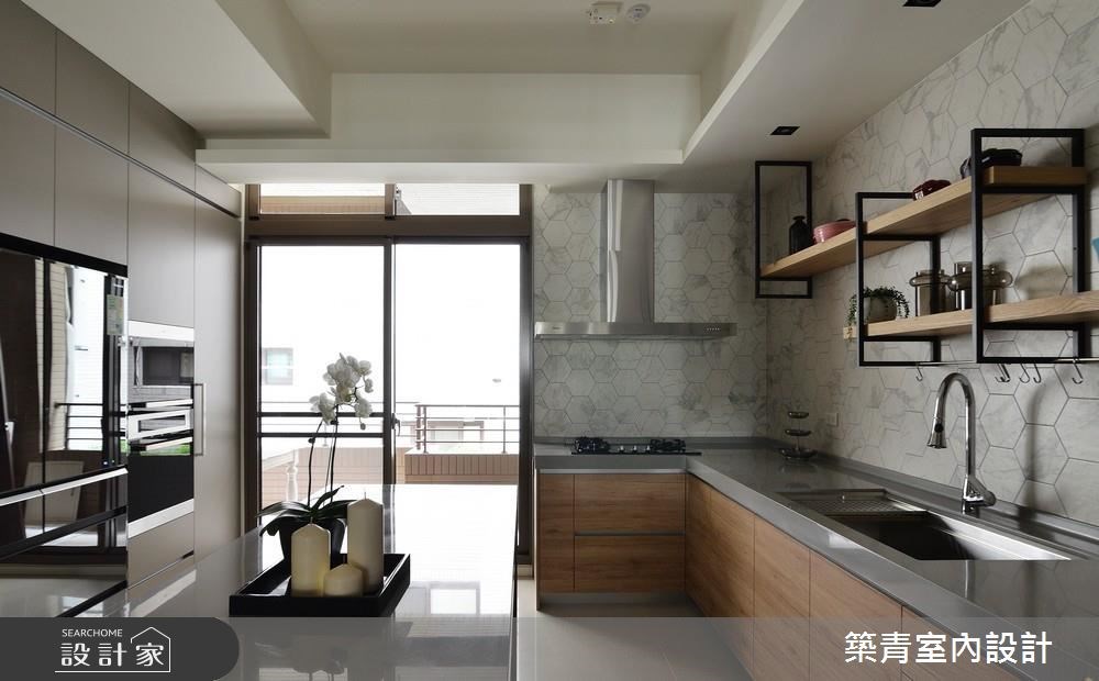 90坪新成屋(5年以下)＿現代風廚房案例圖片＿築青室內裝修有限公司＿築青_44之10