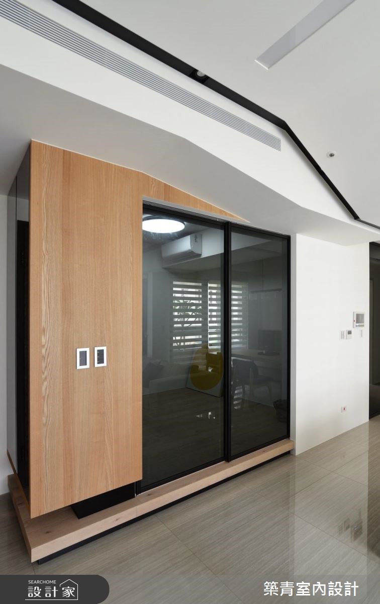 45坪預售屋＿混搭風客廳案例圖片＿築青室內裝修有限公司＿築青_45之7