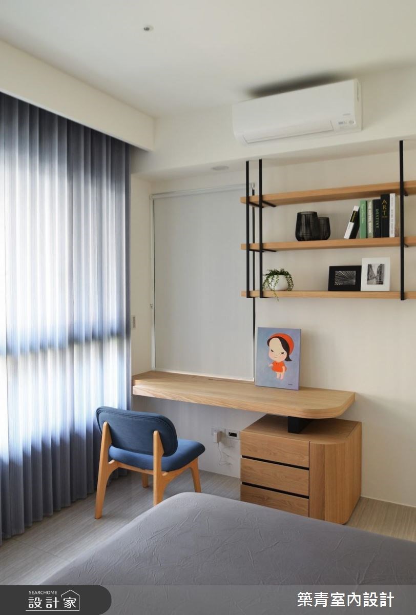 45坪預售屋＿混搭風臥室案例圖片＿築青室內裝修有限公司＿築青_45之15