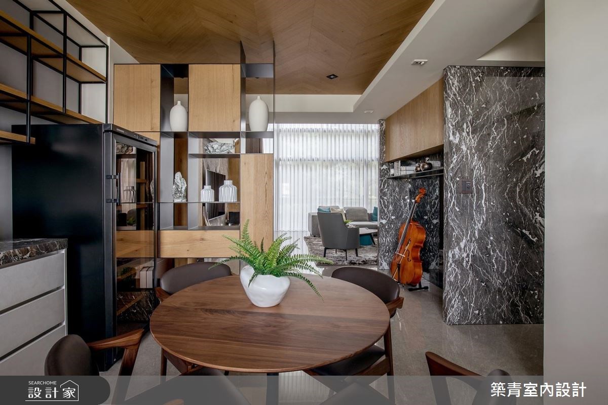 90坪新成屋(5年以下)＿現代風客廳餐廳案例圖片＿築青室內裝修有限公司＿築青_46之10