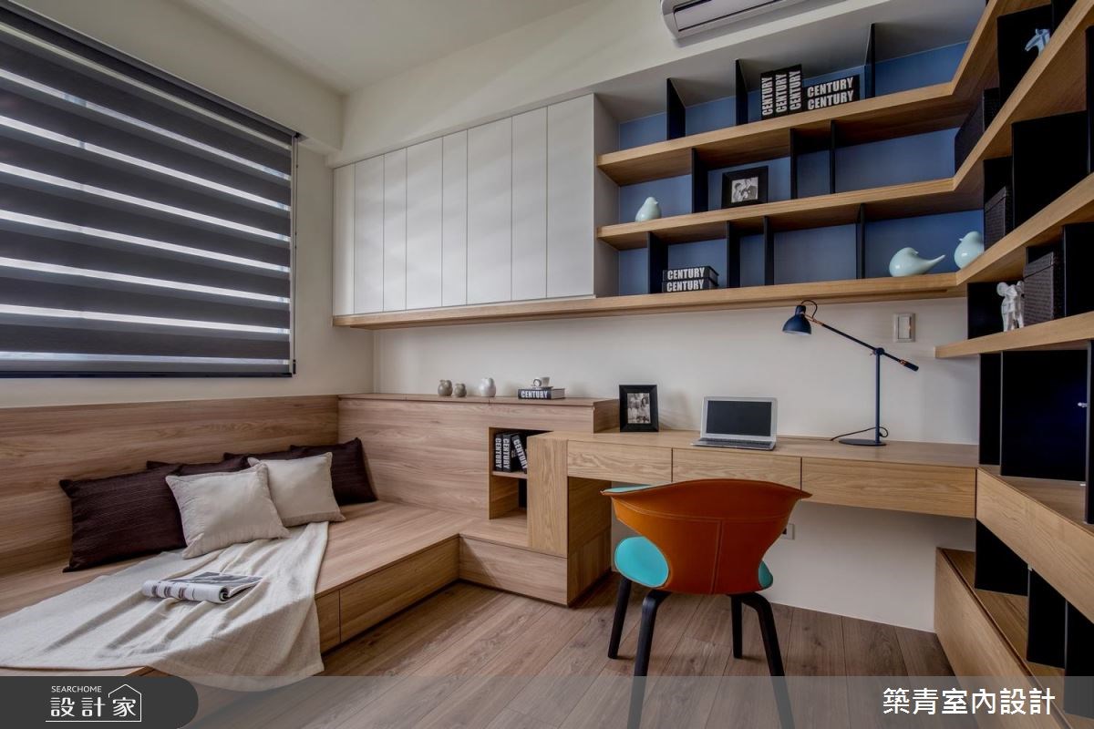 90坪新成屋(5年以下)＿現代風臥室案例圖片＿築青室內裝修有限公司＿築青_46之20