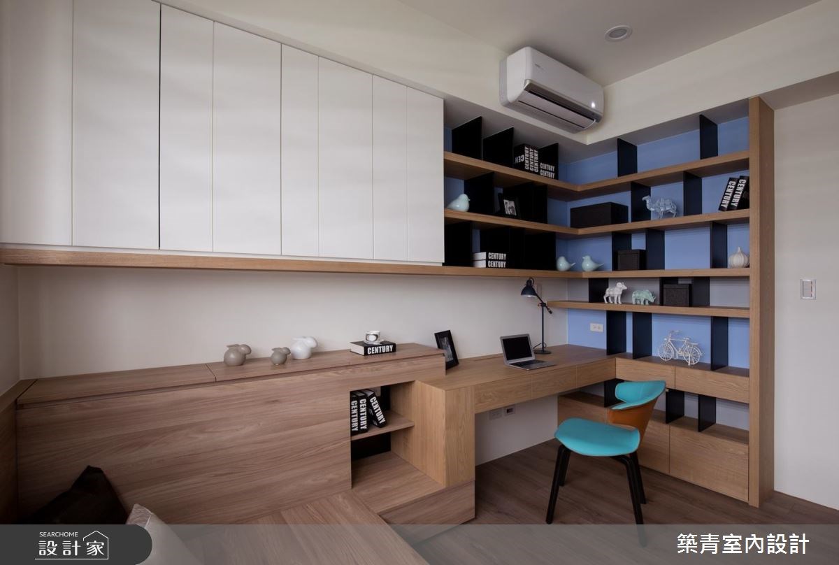 90坪新成屋(5年以下)＿現代風臥室案例圖片＿築青室內裝修有限公司＿築青_46之21