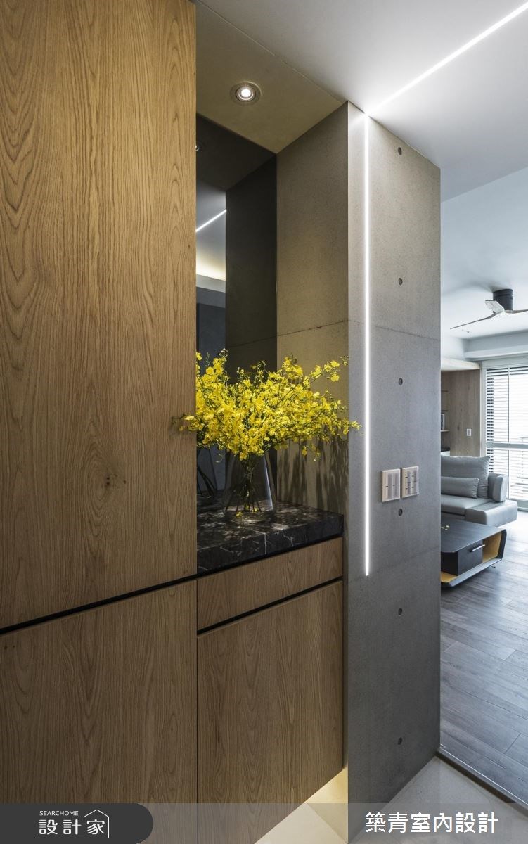 45坪新成屋(5年以下)＿現代風玄關案例圖片＿築青室內裝修有限公司＿築青_47之1