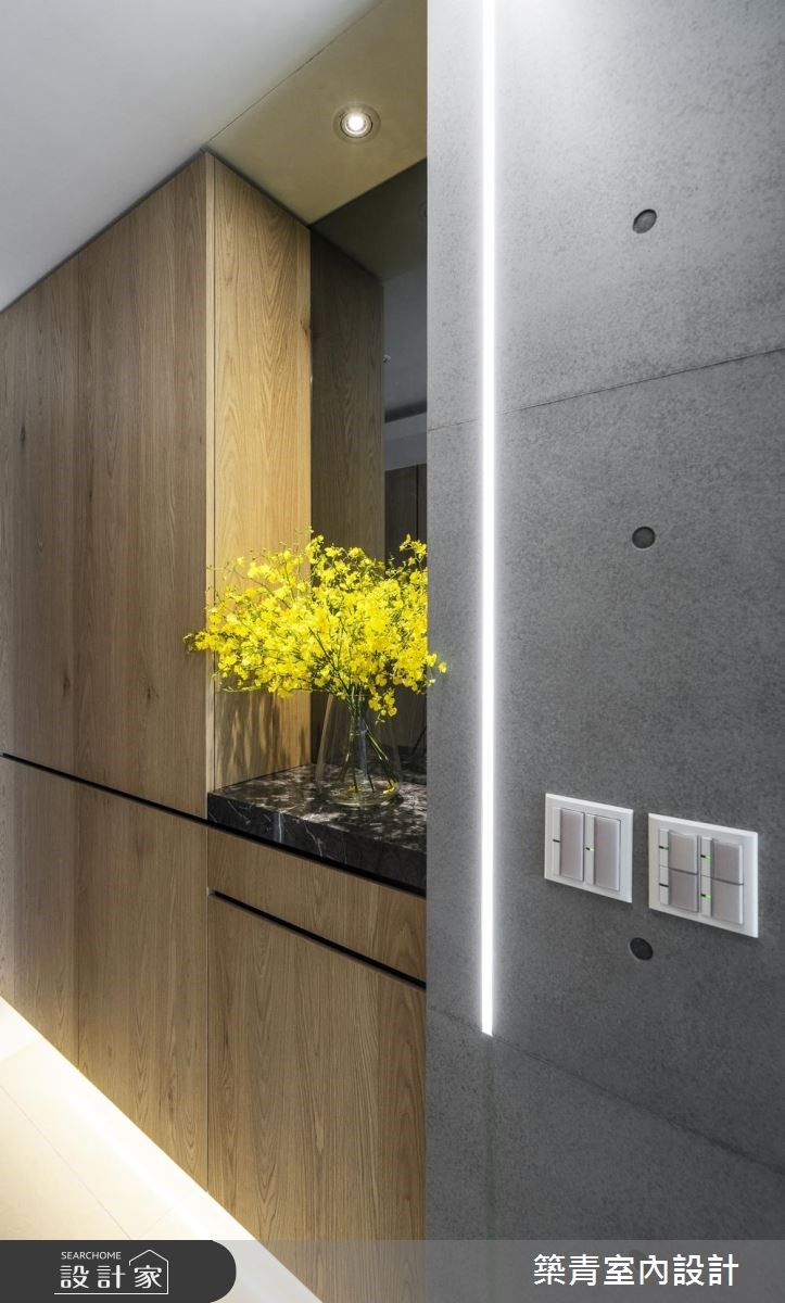 45坪新成屋(5年以下)＿現代風玄關案例圖片＿築青室內裝修有限公司＿築青_47之2