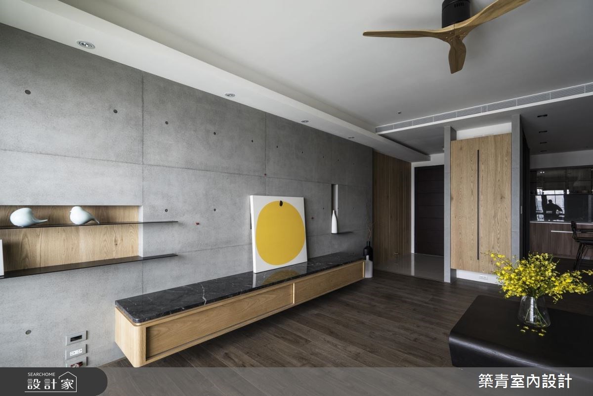 45坪新成屋(5年以下)＿現代風客廳案例圖片＿築青室內裝修有限公司＿築青_47之4