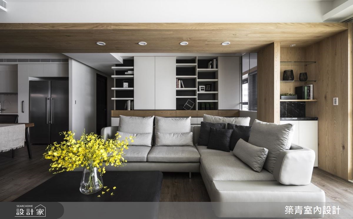 45坪新成屋(5年以下)＿現代風客廳案例圖片＿築青室內裝修有限公司＿築青_47之9