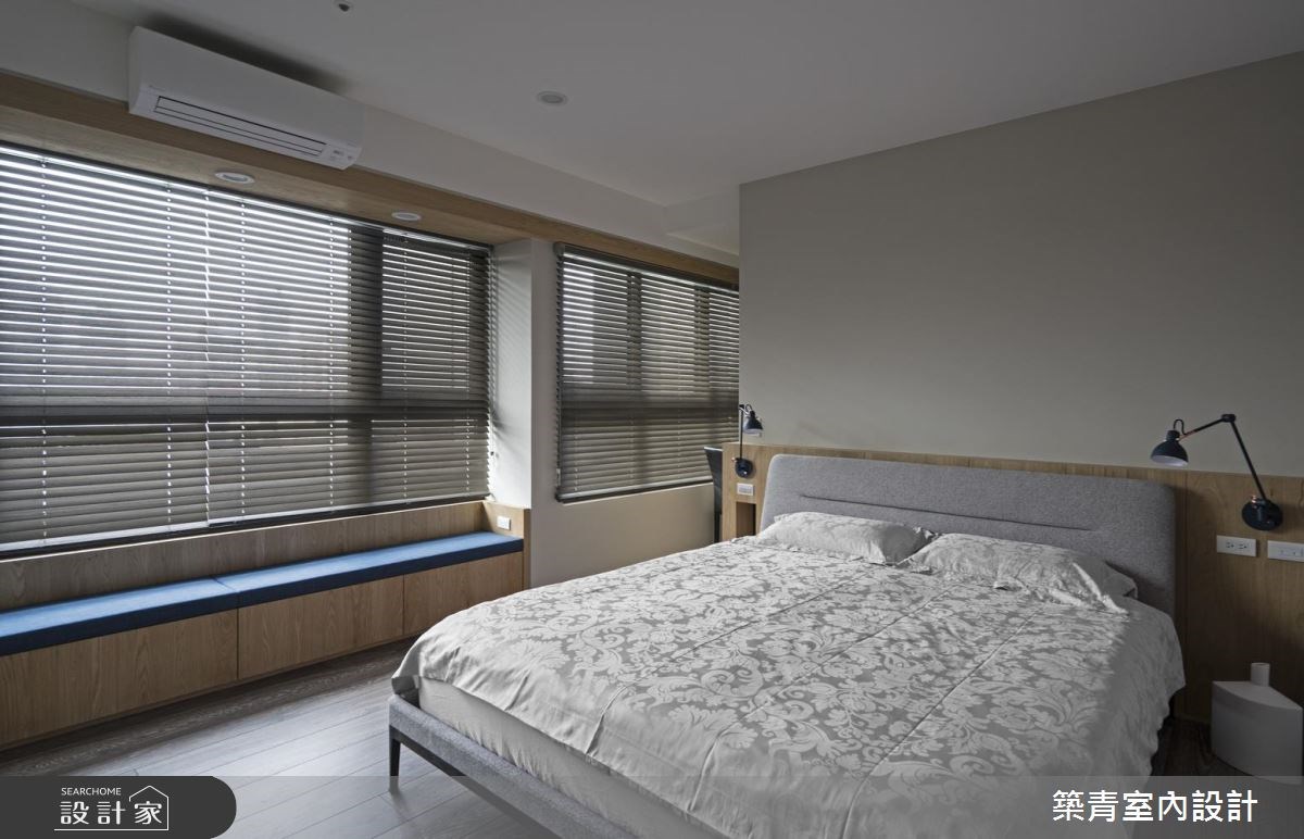 45坪新成屋(5年以下)＿現代風臥室臥榻案例圖片＿築青室內裝修有限公司＿築青_47之20