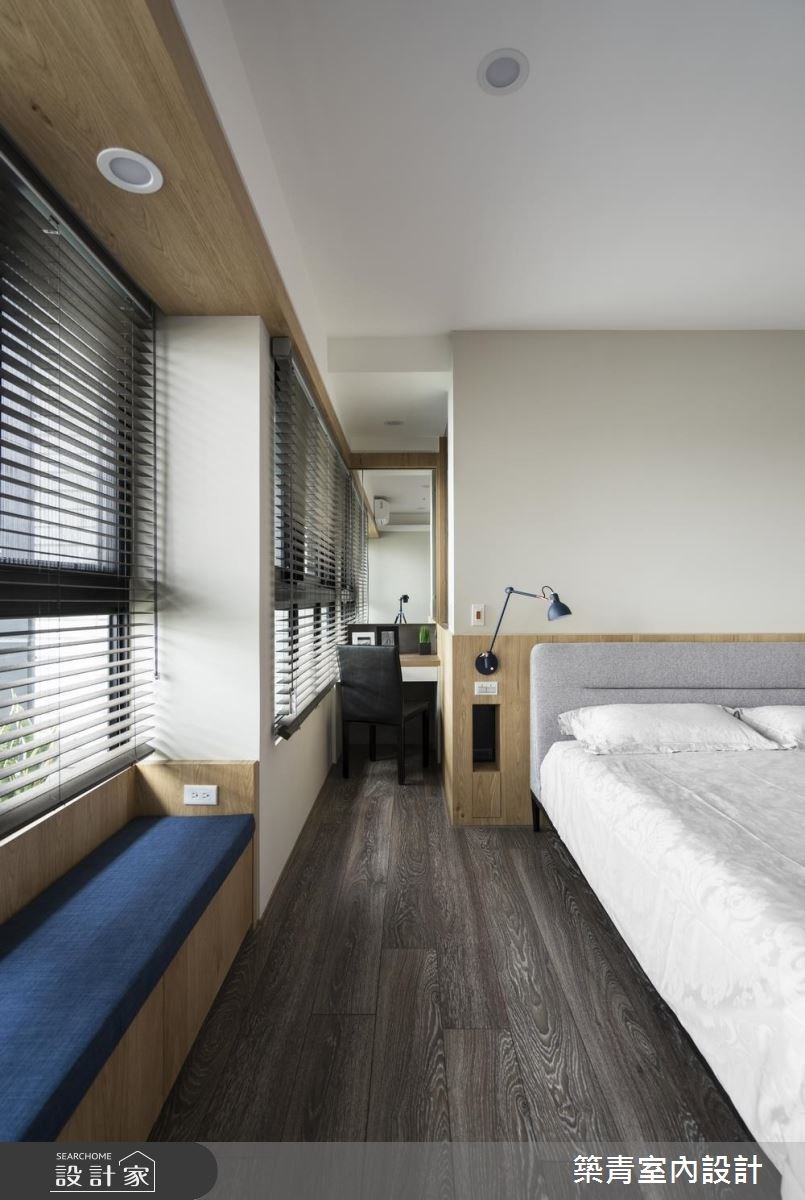 45坪新成屋(5年以下)＿現代風臥室臥榻案例圖片＿築青室內裝修有限公司＿築青_47之21