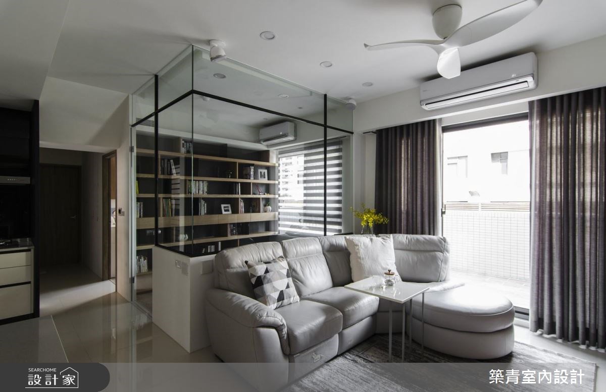 40坪預售屋＿現代風客廳案例圖片＿築青室內裝修有限公司＿築青_48之7