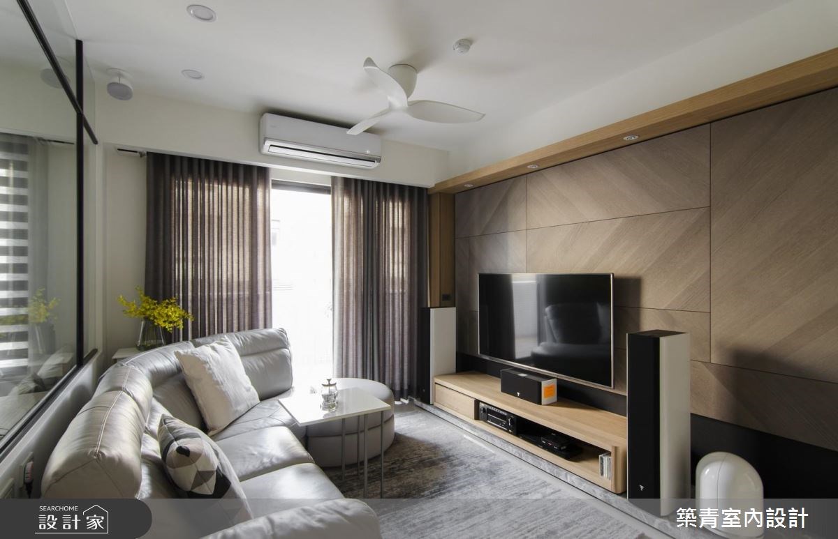 40坪預售屋＿現代風客廳案例圖片＿築青室內裝修有限公司＿築青_48之9