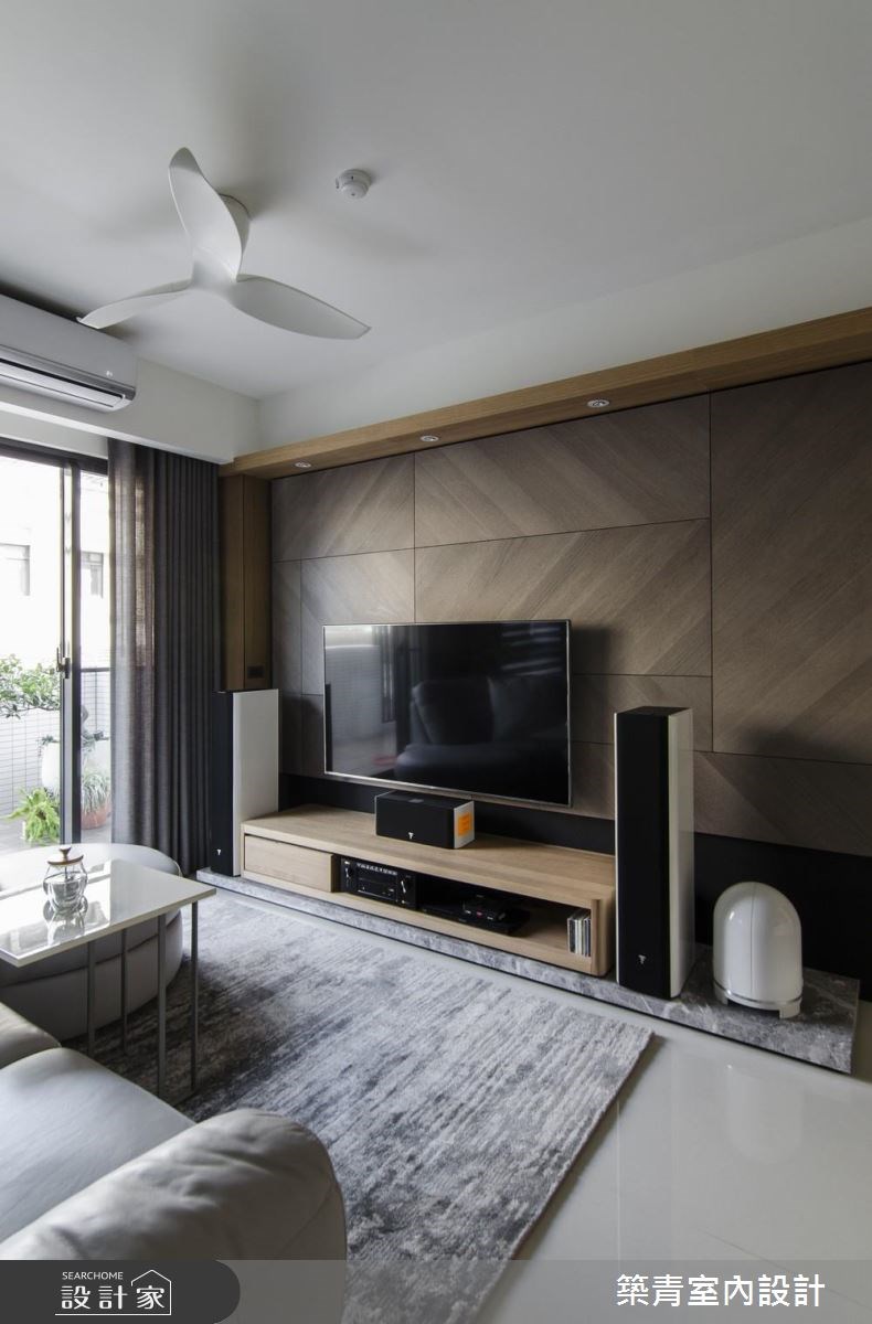 40坪預售屋＿現代風客廳案例圖片＿築青室內裝修有限公司＿築青_48之10