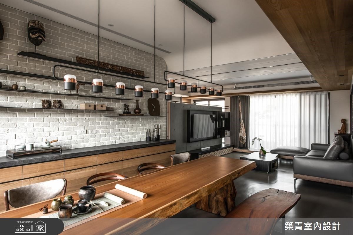 32坪新成屋(5年以下)＿混搭風餐廳案例圖片＿築青室內裝修有限公司＿築青_49之12