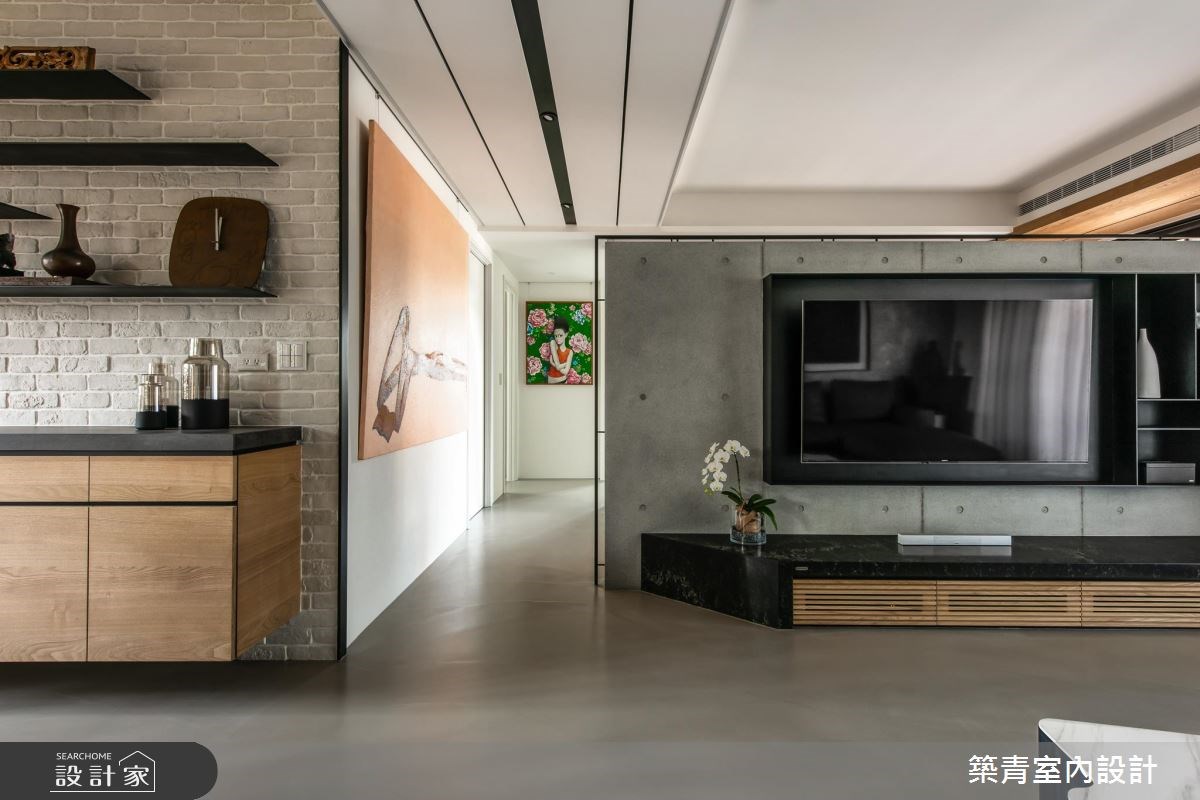 32坪新成屋(5年以下)＿混搭風走廊案例圖片＿築青室內裝修有限公司＿築青_49之15