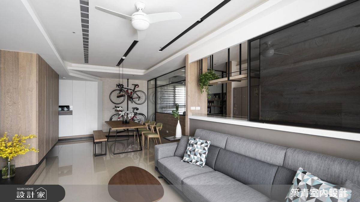 40坪預售屋＿現代風客廳案例圖片＿築青室內裝修有限公司＿築青_50之7