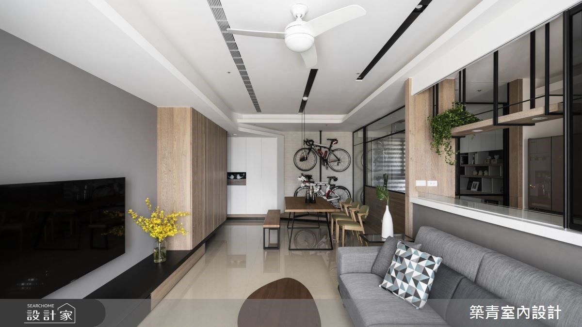 40坪預售屋＿現代風客廳案例圖片＿築青室內裝修有限公司＿築青_50之8