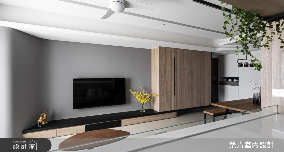 40坪預售屋＿現代風客廳案例圖片＿築青室內裝修有限公司＿築青_50之16