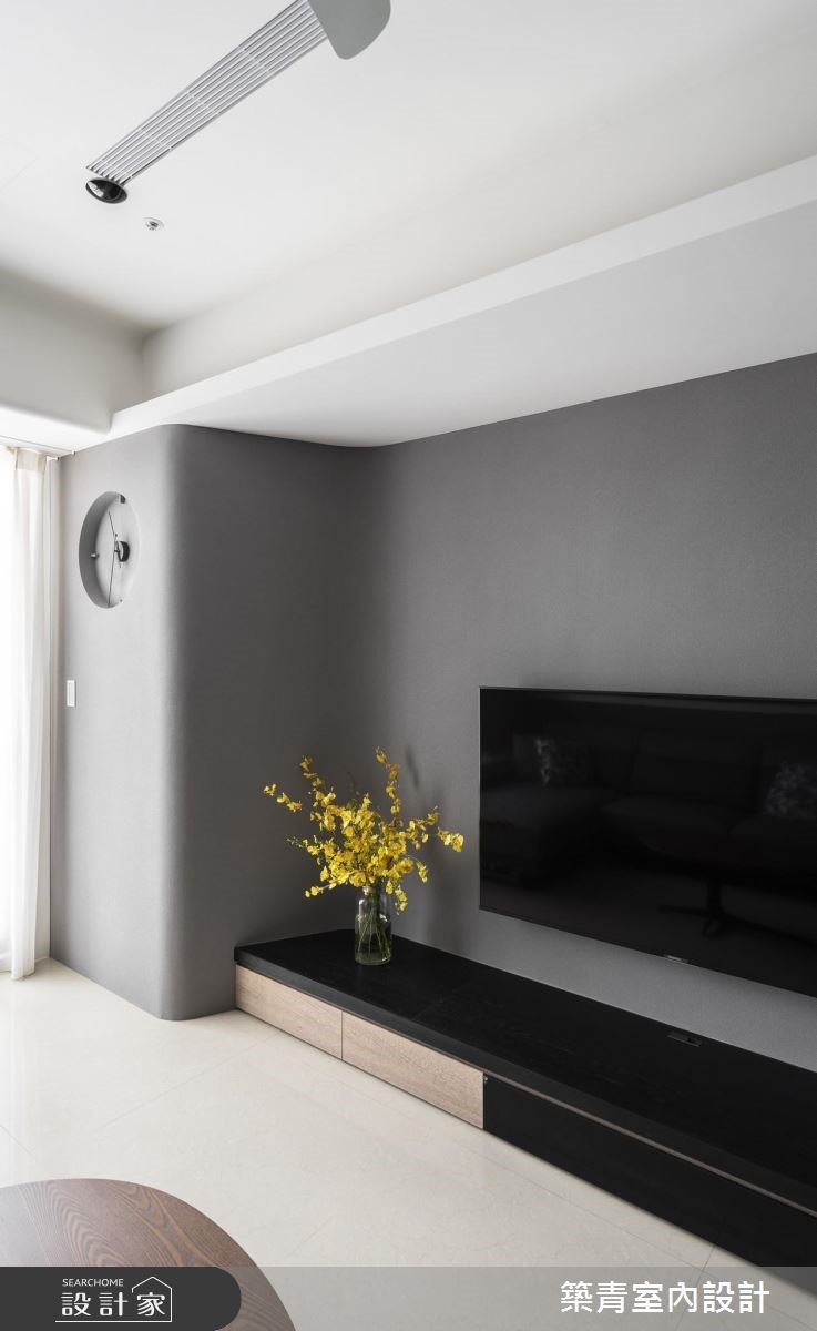 40坪預售屋＿現代風客廳案例圖片＿築青室內裝修有限公司＿築青_50之19