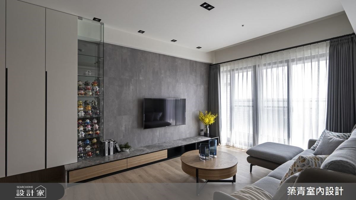 40坪預售屋＿北歐風客廳案例圖片＿築青室內裝修有限公司＿築青_51之12