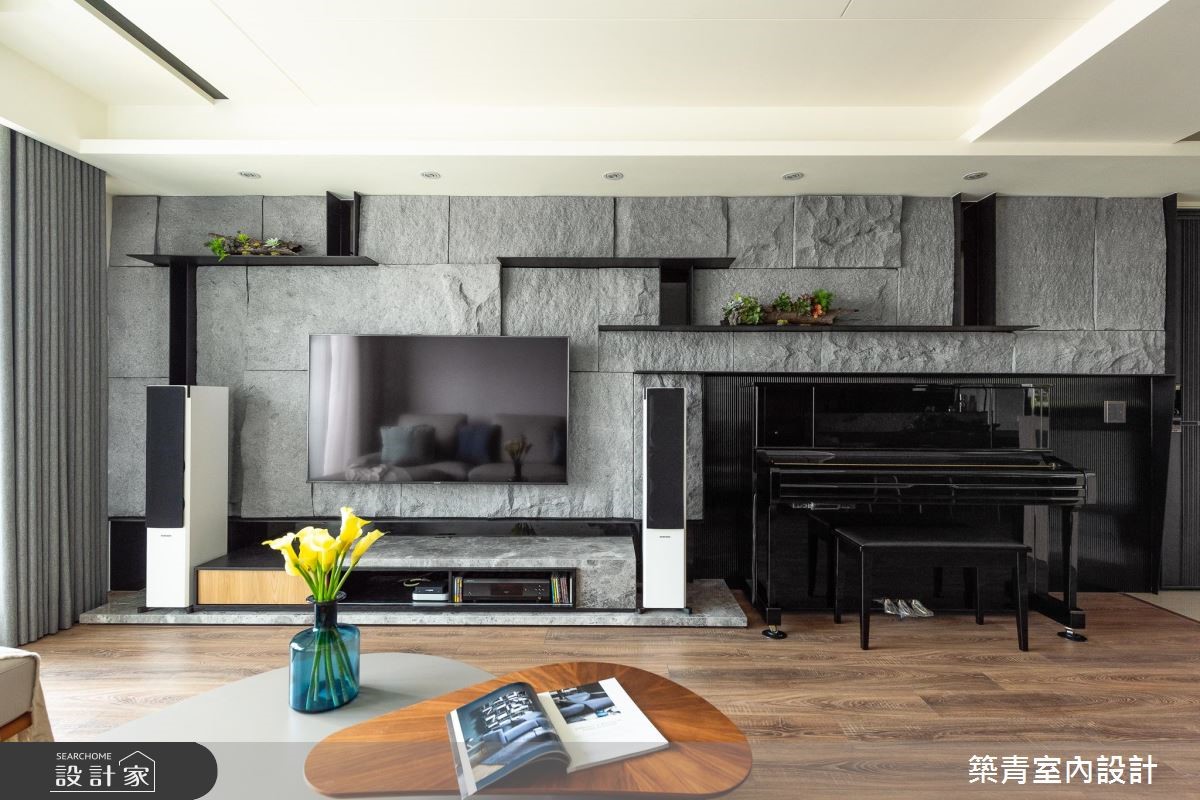 40坪預售屋＿現代風客廳案例圖片＿築青室內裝修有限公司＿築青_52之8
