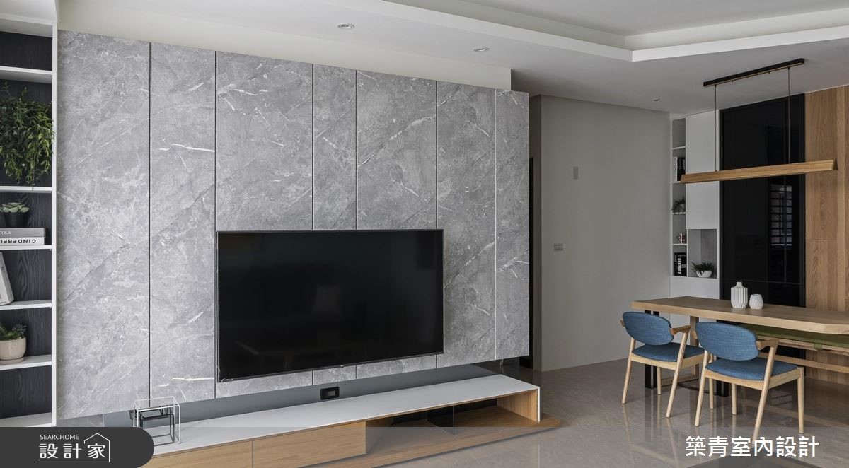 40坪預售屋＿北歐風客廳案例圖片＿築青室內裝修有限公司＿築青_53之7