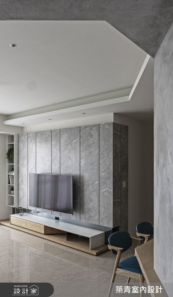 40坪預售屋＿北歐風客廳案例圖片＿築青室內裝修有限公司＿築青_53之4