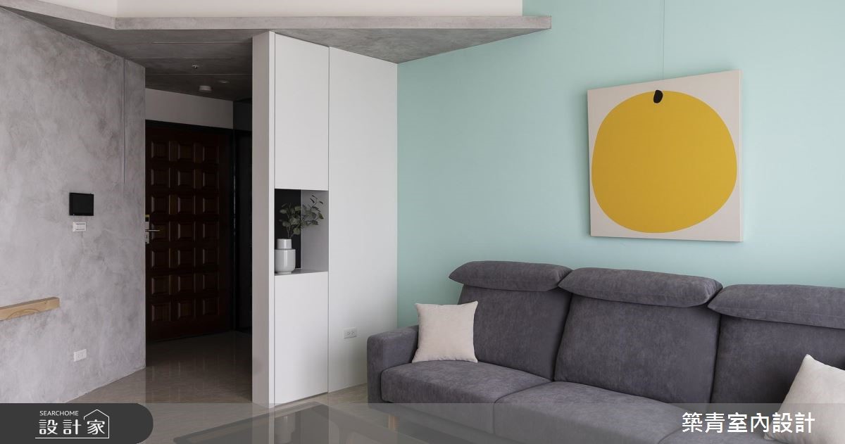 40坪預售屋＿北歐風客廳案例圖片＿築青室內裝修有限公司＿築青_53之6