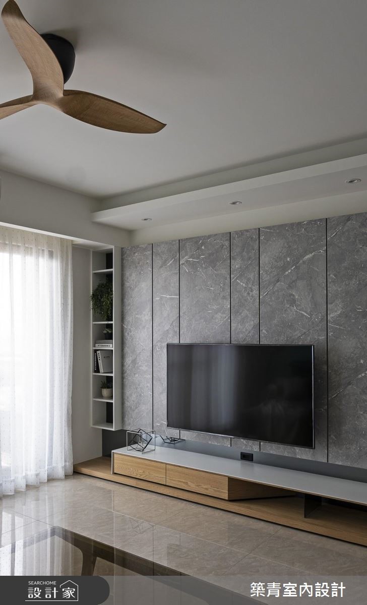 40坪預售屋＿北歐風客廳案例圖片＿築青室內裝修有限公司＿築青_53之5