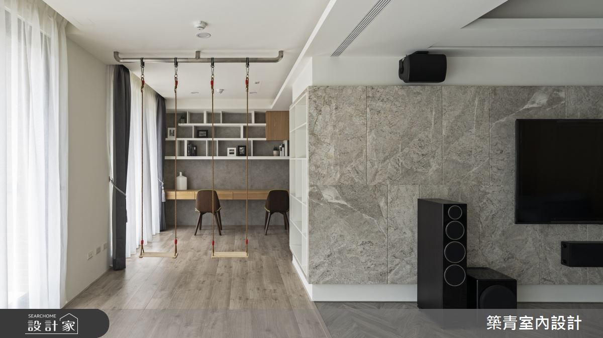 100坪新成屋(5年以下)＿現代風書房案例圖片＿築青室內裝修有限公司＿築青_55之16