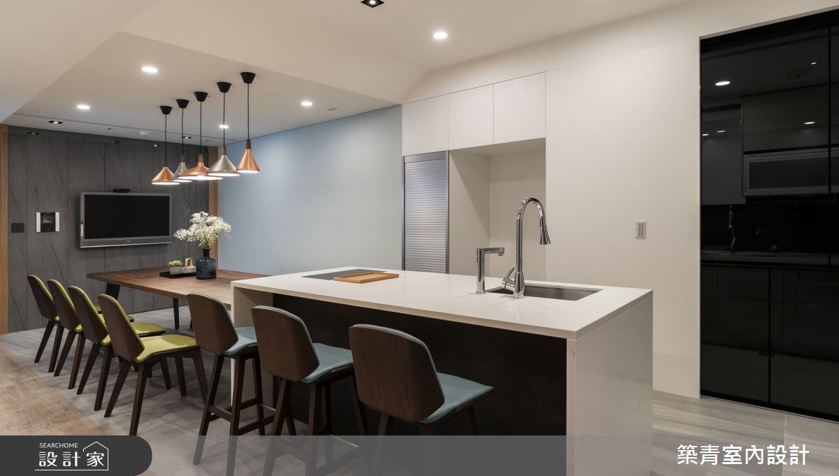 100坪新成屋(5年以下)＿現代風餐廳案例圖片＿築青室內裝修有限公司＿築青_55之14