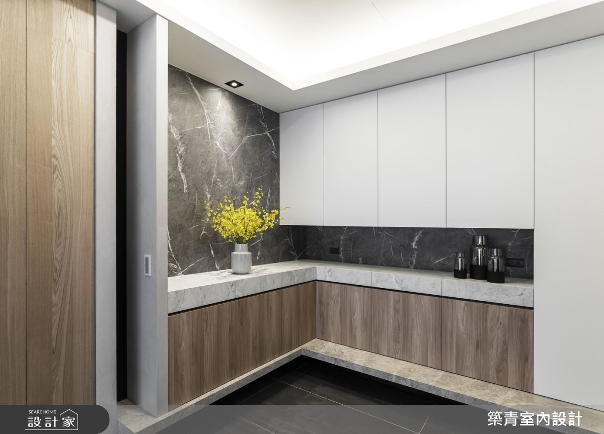 100坪新成屋(5年以下)＿現代風玄關案例圖片＿築青室內裝修有限公司＿築青_55之1