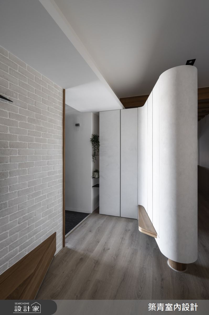40坪新成屋(5年以下)＿鄉村風玄關案例圖片＿築青室內裝修有限公司＿築青_56之2