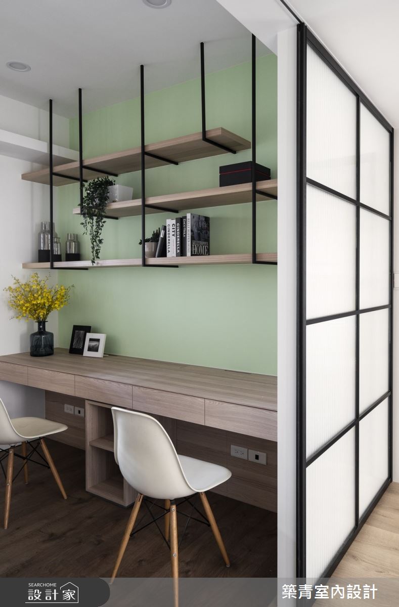 40坪新成屋(5年以下)＿鄉村風書房案例圖片＿築青室內裝修有限公司＿築青_56之18
