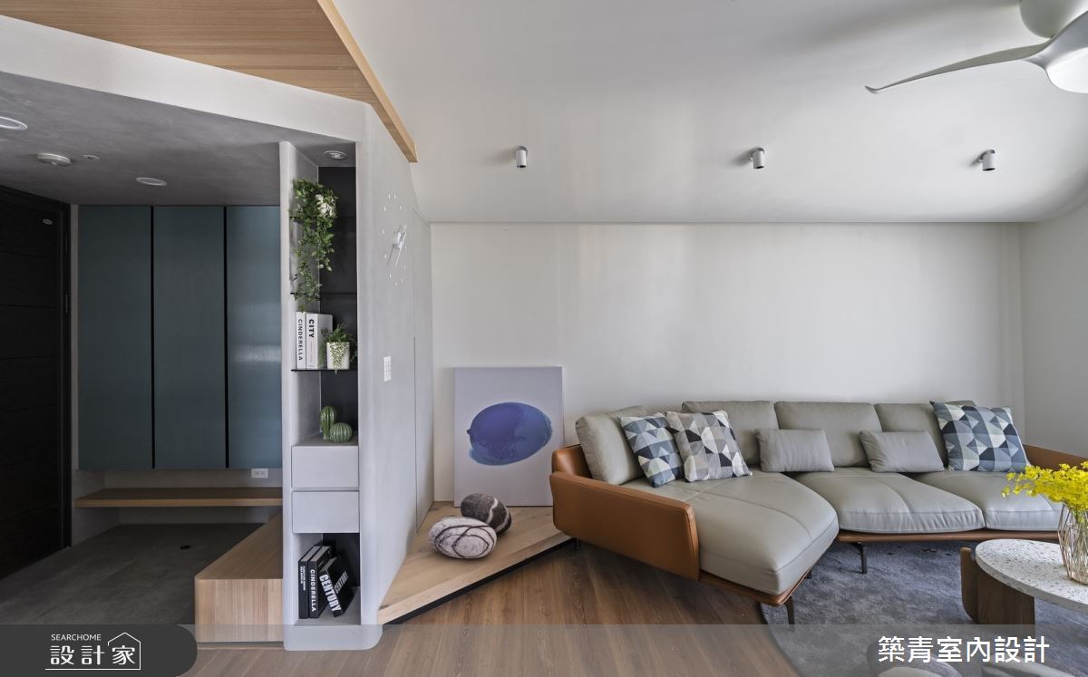 40坪新成屋(5年以下)＿現代風客廳案例圖片＿築青室內裝修有限公司＿築青_57之6