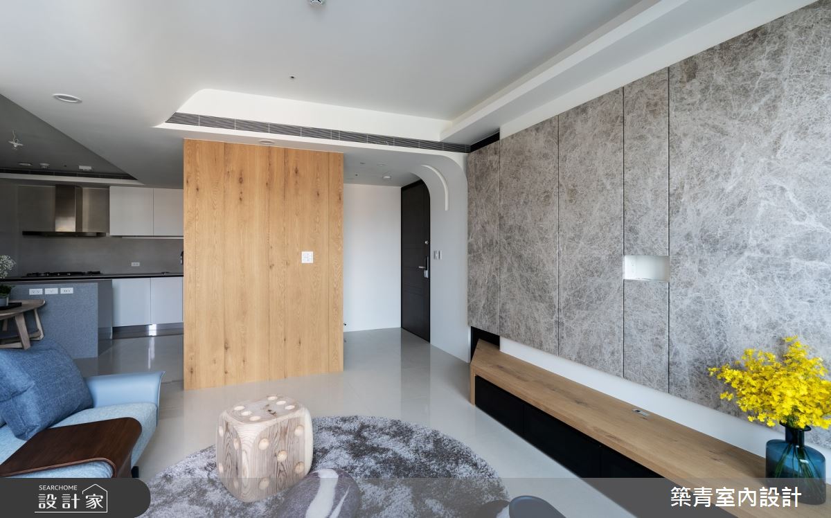 40坪預售屋＿現代風客廳案例圖片＿築青室內裝修有限公司＿築青_58之8