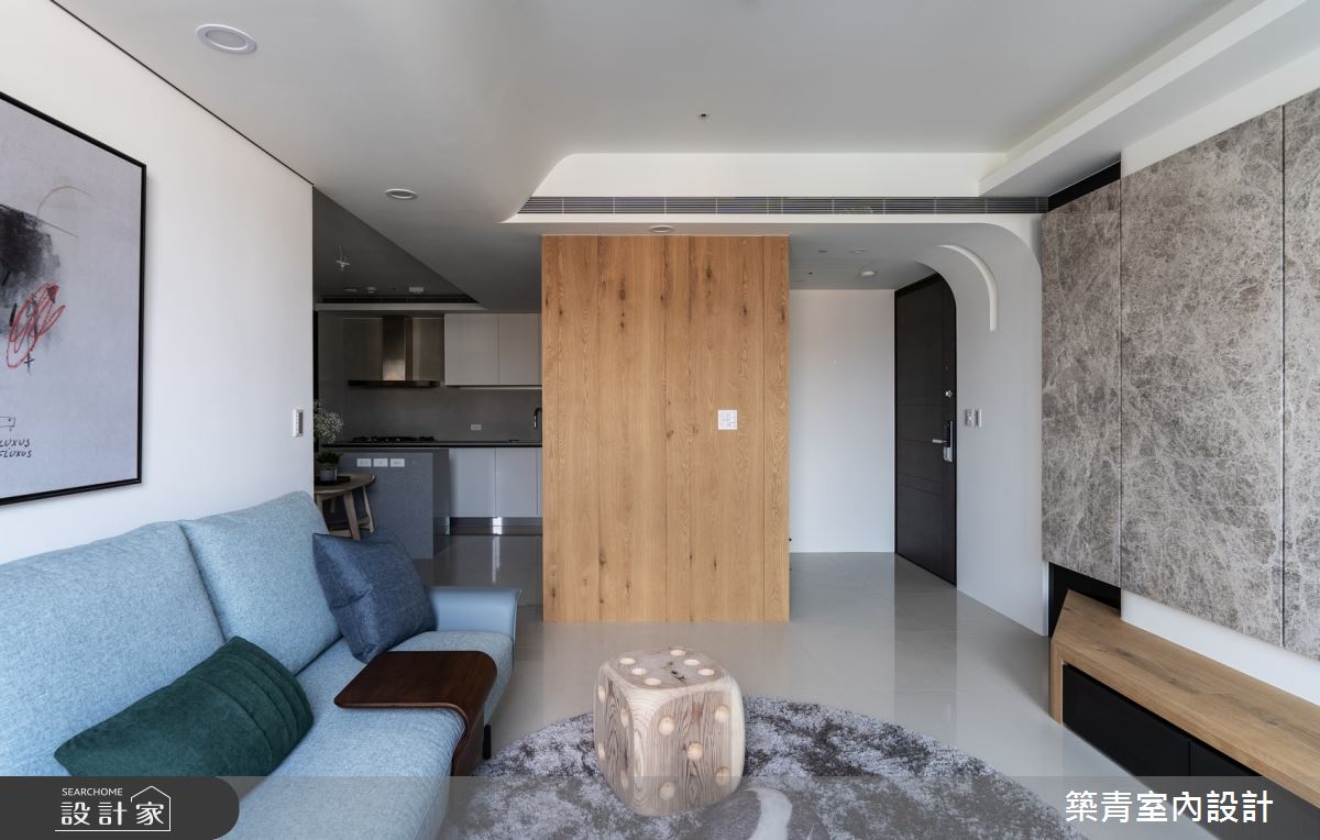 40坪預售屋＿現代風客廳案例圖片＿築青室內裝修有限公司＿築青_58之9