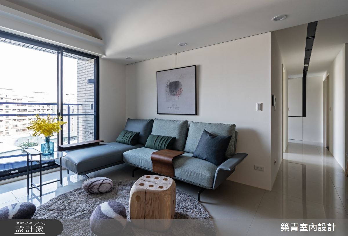40坪預售屋＿現代風客廳案例圖片＿築青室內裝修有限公司＿築青_58之4