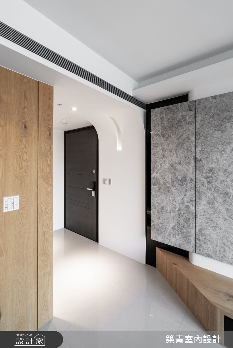 40坪預售屋＿現代風玄關案例圖片＿築青室內裝修有限公司＿築青_58之14